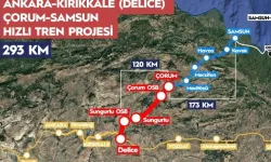 Ankara-Kırıkkale-Çorum-Samsun Hızlı Demiryolu’nda çalışmalar devam ediyor