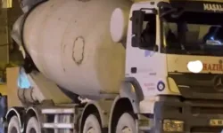 Beton mikserinin içine düşen sürücü hayatını kaybetti