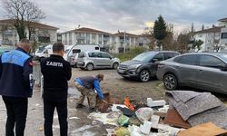 Çevreyi kirleten kişiye kirlettiği alan temizlettirildi