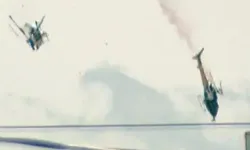 ABD’de iki helikopter havada çarpıştı