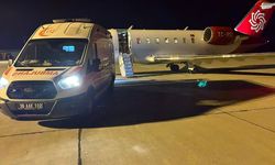 Solunum sıkıntısı çeken bebek ambulans uçakla Ankara'ya sevk edildi
