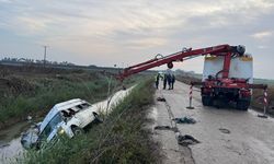 Minibüs sulama kanalına devrildi: 18 yaralı