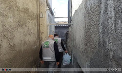 Umut Kervanı Hatay’da Regaib Kandili dolayısıyla gıda yardımında bulundu