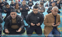 Siirt’te Regaib Kandili’nde Filistin ve mazlum coğrafyalar için dualar edildi