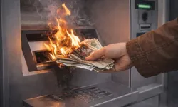 Para yatırırken paralar alev aldı! Yüksek miktarda para kullanılamaz hale geldi