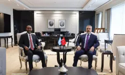 Bakan Fidan Somalili bakan ile görüştü!