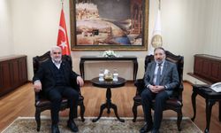 HÜDA PAR Genel Başkanı Yapıcıoğlu'ndan Diyanet İşleri Başkanı Arpaguş'a ziyaret