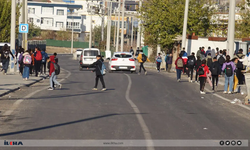 Köy yolunda tehlike!