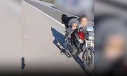 Motosikletin üzerine yatan sürücüye 63 bin TL ceza