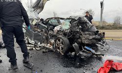 Feci kaza: Aracın son hali kazanın büyüklüğünü ortaya koydu!