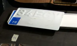 15 sahte plaka ele geçirildi