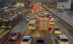 İstanbul'da trafik yoğunluğu!