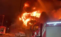 İşçilerin kaldığı konteynerde büyük yangın çıktı!