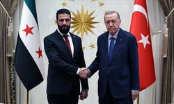 Ahmed Şara'dan Cumhurbaşkanı Erdoğan ve Macron ile görüşme