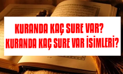 Kuranda Kaç Sure Var? Kuranda Kaç Sure Var İsimleri? Sure Ne Demek?