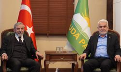 HÜDA PAR lideri Yapıcıoğlu, Yekgirtu Genel Sekreteri Bahaddin ile görüştü