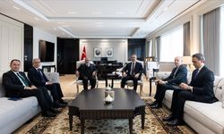 Dışişleri Bakanı Fidan, Kürdistan İslami Birlik Partisi lideri Bahaddin'i kabul etti