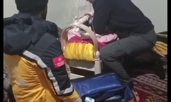 Karla kaplı yollarda zamanla yarışıldı!