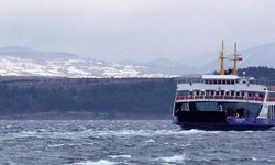 Çanakkale'de deniz ulaşımına 'olumsuz hava' engeli