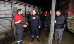 Uşak'ta dere taştı: AFAD Başkanı incelemelerde bulundu!