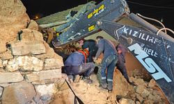 Çöken ahırdaki 15 büyükbaş hayvandan 5'i öldü