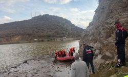 Baraj göletine düşen gençten acı haber