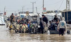 Gazze'de şiddetli yağış sele yol açtı!