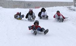 Bir ilimizde hafta sonu eğitimlerine kar engeli