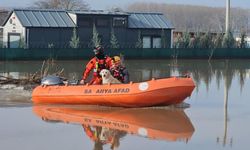 Edirne’de taşkın: Mahsur kalan 3 kişi kurtarıldı