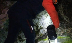 Define ararken sarnıçta mahsur kaldılar!