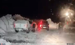 Ağrı'da çığ: 4 Personel kurtarıldı!