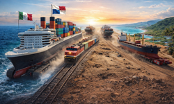 Gemiler artık denizde değil raylarda ilerliyor! İki okyanusu kara köprüsüyle birleştiren muazzam proje aktif hale geldi