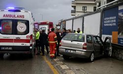 Fethiye’de Kontrolden Çıkan Araç Duvara Çarptı!