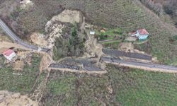Ordu'da Şiddetli Heyelan: Mahalle Yolu Kapandı, Evler Tahliye Edildi