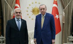 Cumhurbaşkanı Erdoğan, HÜDA PAR Genel Başkanı Yapıcıoğlu'nu kabul etti