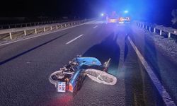 Devrilen motosikletin sürücüsü öldü