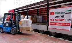Umut Kervanı yardım tırı Suriye’ye doğru yola çıktı!