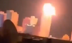 İran merkez bankası'nı vuran ABD'ye misilleme! Banka alev aldı