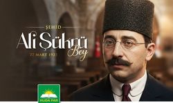 HÜDA PAR: Ali Şükrü Bey’i şehadetinin sene-i devriyesinde rahmetle yâd ediyoruz