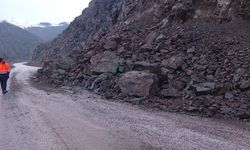 Yüksekova-Hakkari Hattında Heyelan Engeli!