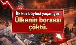 İlk kez böylesi yaşanıyor: Ülkenin borsası çöktü