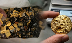 SIM kartlardan tam 191 gram altın çıkartmayı başardı