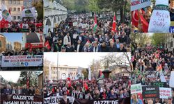 Bursa’da Filistin için kitlesel yürüyüş!