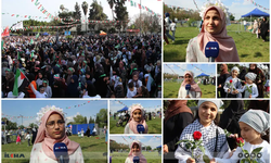 Mevlid-i Nebi etkinliğinde ilahi seslendiren çocuklardan anlamlı sözler