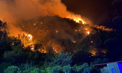 İtalya Varese’de orman yangını mücadelesi!