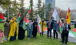 Ankara’da Gazze nöbeti!