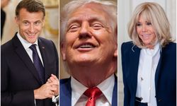 Trump Macron ve eşiyle alay etmişti! Macron'dan yanıt geldi