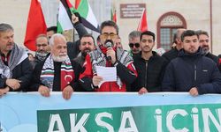 Nevşehir'de Filistin'e destek konvoy düzenlendi