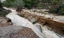 Sağanak nedeniyle çökme yaşandı