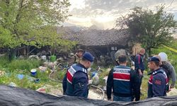 Bağ evinde yangın :90 yaşındaki kişi öldü!